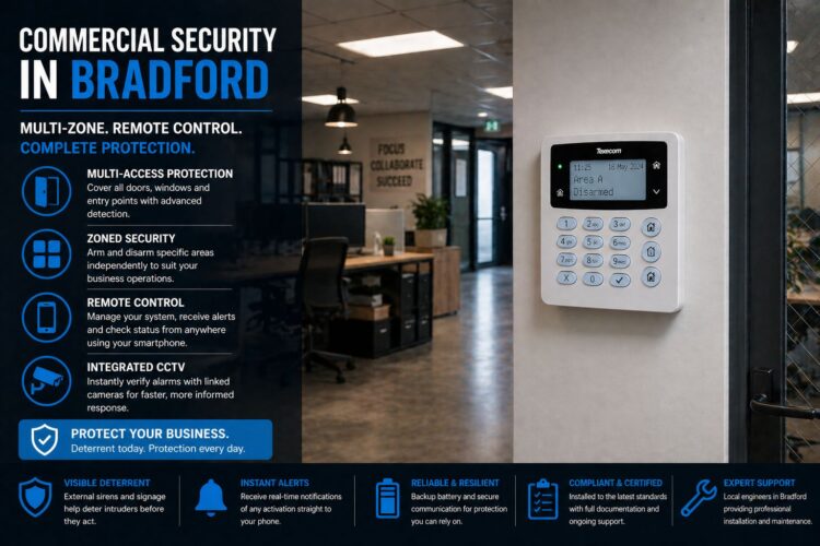 commercial burglar alarms bradford